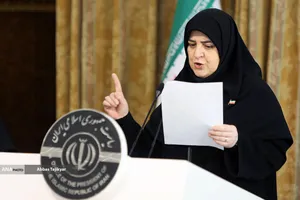 نشست خبری فاطمه مهاجرانی سخنگوی دولت