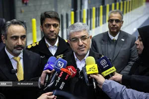 سردار تیمور حسینی رئیس پلیس راهور فراجا در مرکز آزمون&zwnj;های ایمنی و کیفیت خودرو