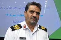 نشست خبری رئیس پلیس راهور تهران بزرگ