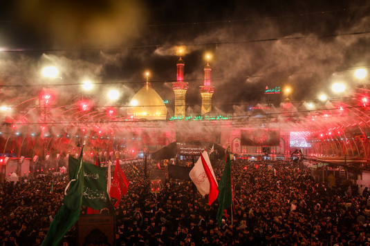 مراسم عزاداری شب اربعین حسینی در کربلای معلی