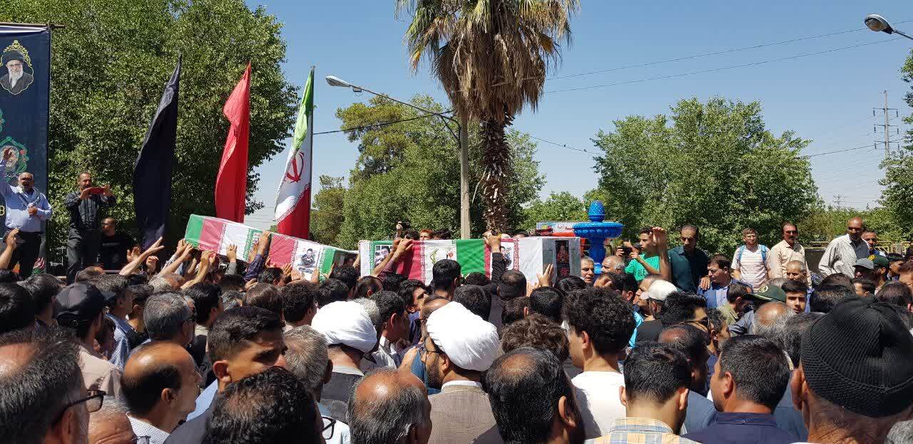 تشییع شهدای دانشگاه آزاد