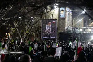 دومین شب عزاداری در سوگ رهبر شهید انقلاب - خیابان نبرد