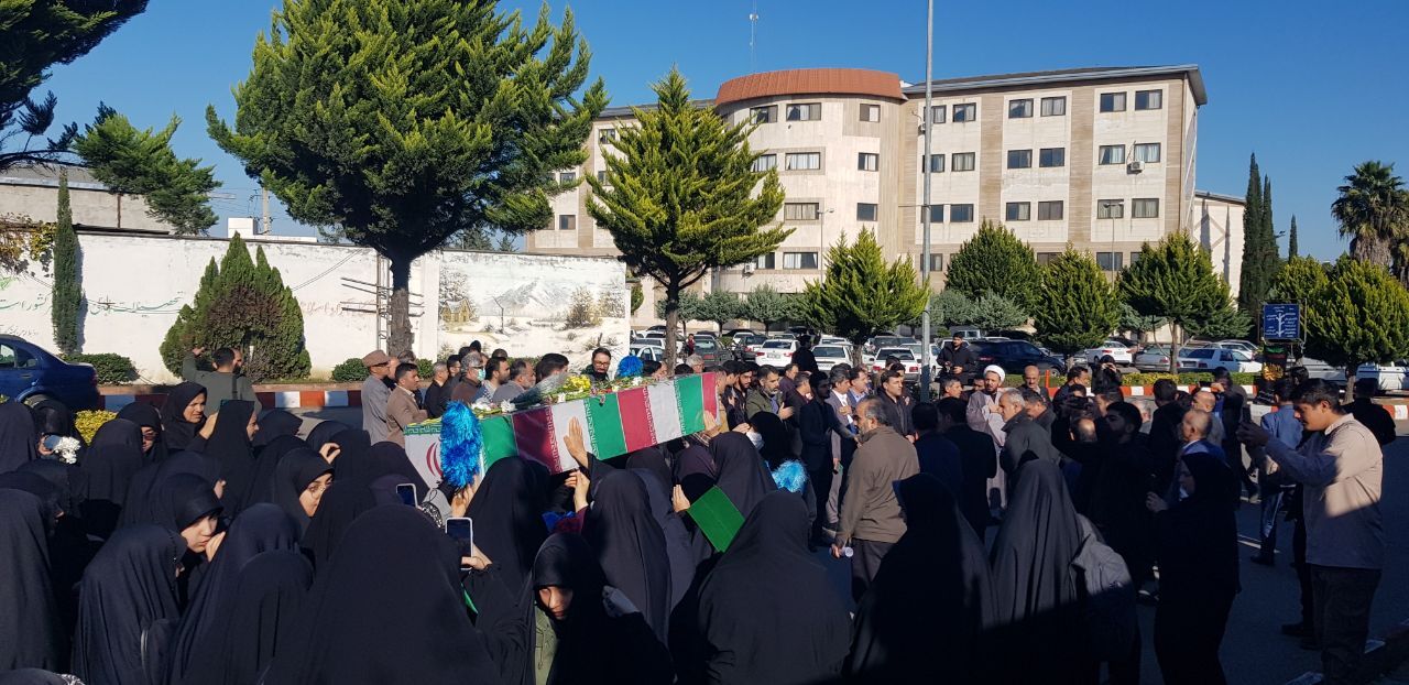 تصاویر | استقبال از شهید گمنام در دانشگاه آزاد بابل