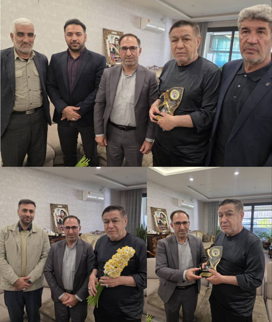 دیدار مدیرعامل فجرسپاسی با غلامحسین پیروانی