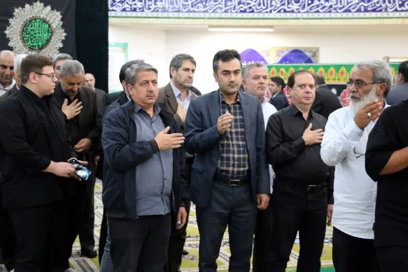 طشت‌گذاری مسجد دانشگاه آزاد اردبیل 