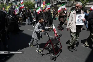 مراسم چهلمین روز شهادت حضرت آیت الله خامنه ای رهبر شهید انقلاب