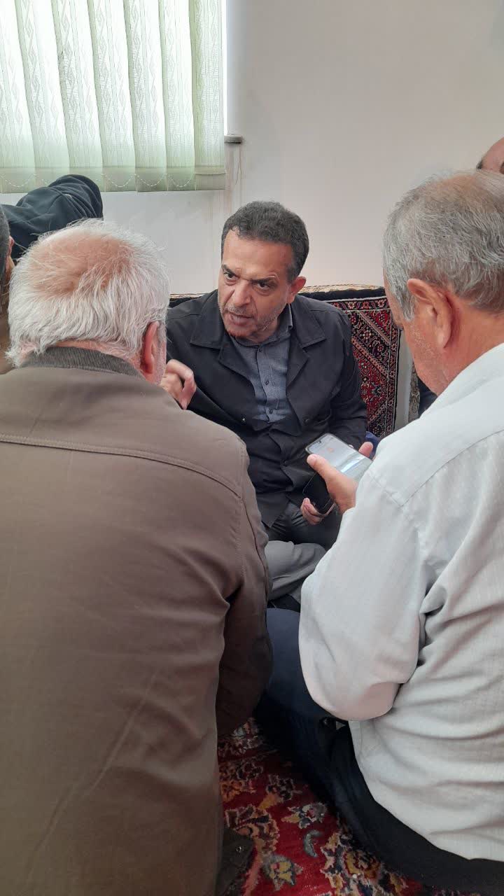 بازدید میدانی نماینده مجلس از روستای بهرام‌آباد؛ صوفی: پیگیری، راه‌حل انجام مشکلات است