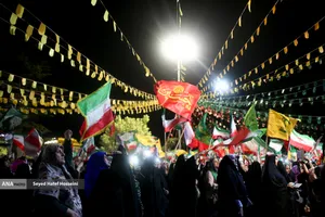 اجتماع مردم ساری در شب عید غدیر