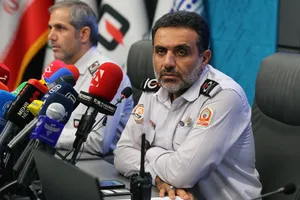 نشست خبری قدرت الله محمدی مدیرعامل سازمان آتش نشانی و خدمات ایمنی شهرداری تهران