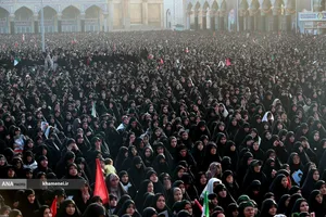 تشییع پیکر مطهر امام مجاهد شهید در شهر مقدس قم