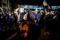 مراسم عزاداری در میدان نماز شهرری در پی شهادت رهبر معظم انقلاب + فیلم