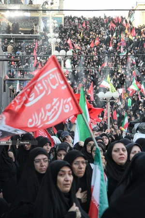مراسم وداع با رهبر شهید انقلاب