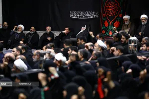دومین شب مراسم عزاداری حضرت اباعبدالله الحسین(ع) از طرف رهبر انقلاب