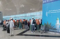 ورود دومین پرواز زائری به مدینه منوره