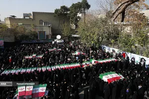 تشییع پیکر مطهر 100 شهید گمنام - معراج شهدا