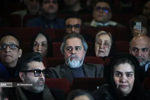 رائد فریدزاده رئیس سازمان سینمایی در مراسم یادبود رضا رویگری