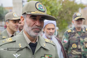 امیر سرتیپ جهانشاهی فرمانده نیروی زمینی ارتش در مراسم ازدواج دانشجویی دانشگاه افسری امام علی(ع) نیروی زمینی ارتش