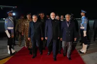 هیات ایرانی به‌ریاست قالیباف وارد اسلام‌آباد پاکستان شد
