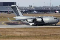 فرود اضطراری هواپیمای ترابری نیروی هوایی آمریکا در ترکیه