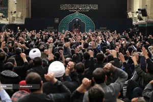 عزاداری ایام شهادت حضرت فاطمةالزهرا(س) با حضور رهبر معظم انقلاب