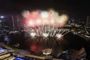 جشن&zwnj; سال نو میلادی 2024 در سنگاپور