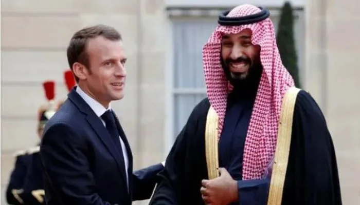 بن سلمان و مکرون