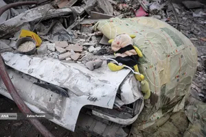 آثار تجاوز هوایی آمریکایی _ صهیونیستی به اماکن مسکونی