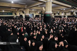 دومین شب عزاداری حضرت فاطمةالزهرا(س) با حضور زهبر م انقلاب