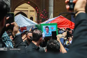 تشییع و تدفین پیکر مطهر بسیجی شهید حسین یوسفخانی