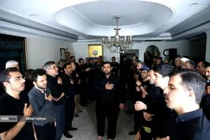 مراسم عزاداری تاسوعای حسینی در بیت شهید رئیسی