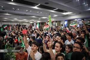 آیین استقبال از ملی پوشان 
