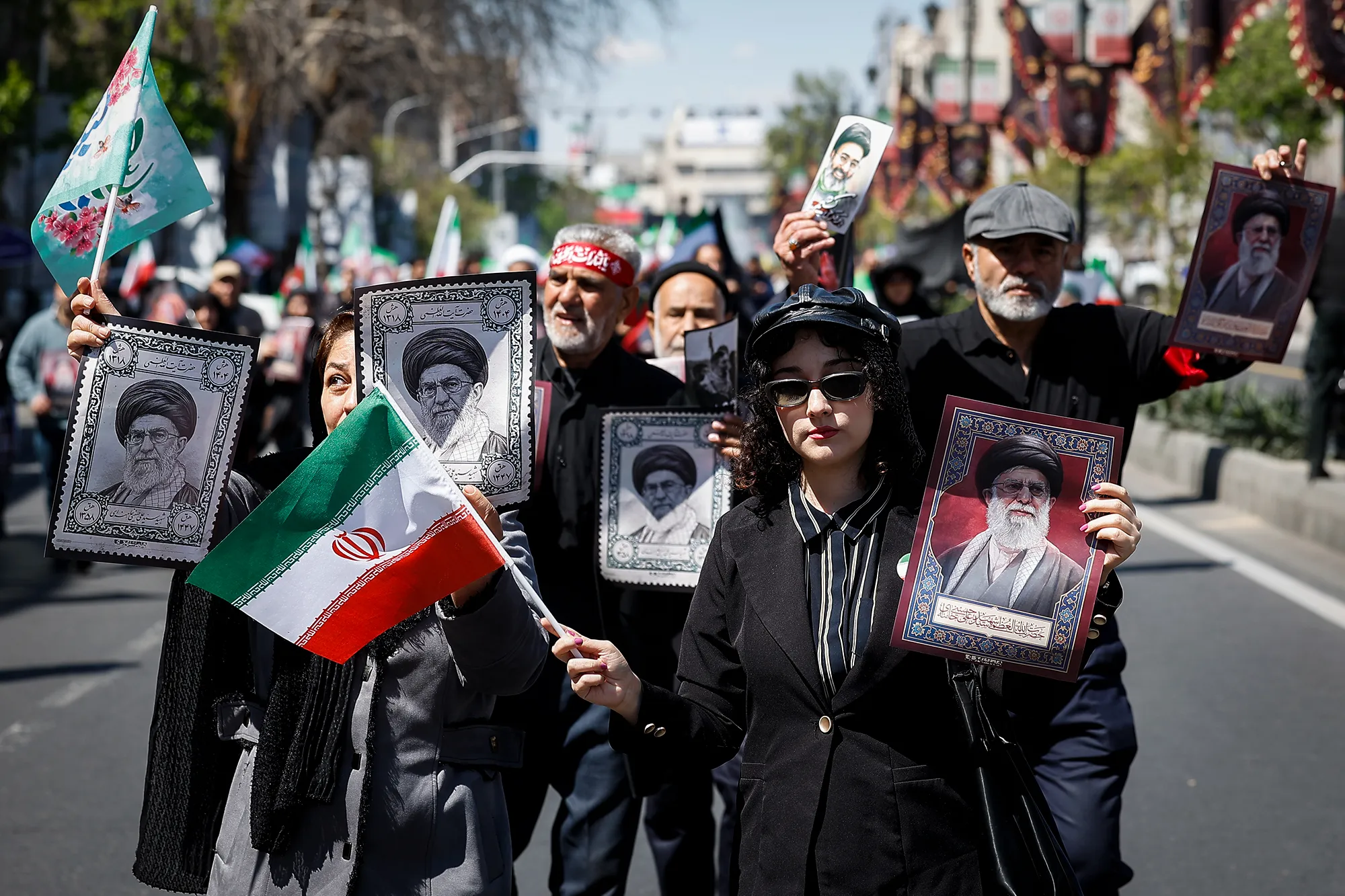مراسم چهلمین روز شهادت حضرت آیت‌الله‌ خامنه ای رهبر شهید انقلاب - 2