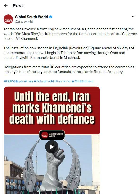 گزارش | بازتاب جهانی مراسم وداع با رهبر شهید انقلاب؛ از پوشش زنده رسانهها تا تحلیل پیامهای سیاسی گزارش | بازتاب جهانی مراسم وداع با رهبر شهید انقلاب؛ از پوشش زنده رسانهها تا تحلیل پیامهای سیاسی