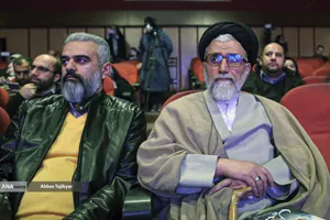 حجت الاسلام سیداسماعیل خطیب وزیر اطلاعات در آیین رونمایی از کتاب &laquo;قندیل&raquo;