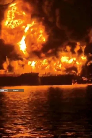 انهدام نفتکش های متخلف در تنگه هرمز