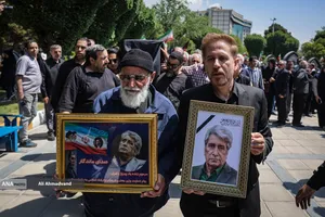 مراسم تشییع پیکر &laquo;بهروز رضوی&raquo; 