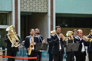 آیین روز پرچم در دانشگاه تهران
