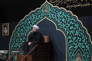 عزاداری شام شهادت حضرت فاطمه(س) با حضور رهبر معظم انقلاب