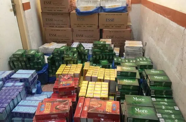 کشف انبار سیگار
