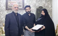 ابلاغ سلام رهبر معظم انقلاب به خانواده سپهبد شهید موسوی