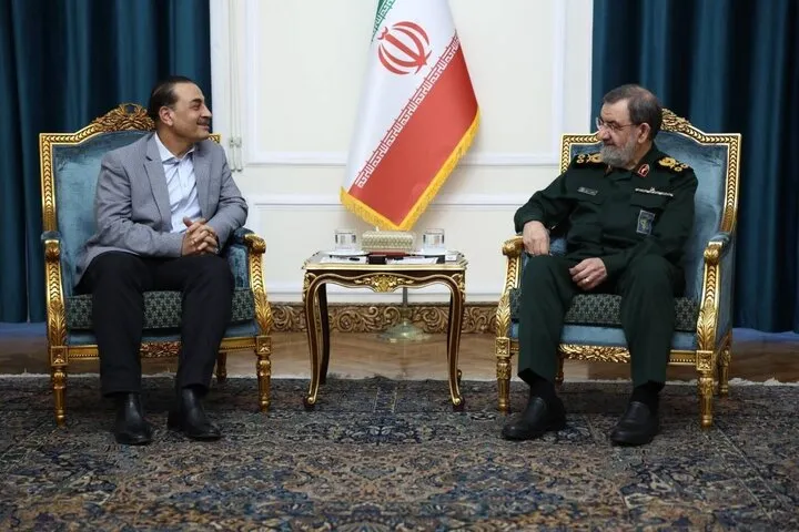 دیدار رضایی و عاصم منیر