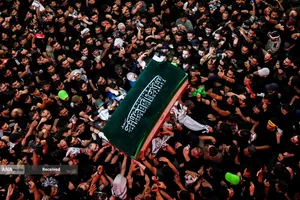 تشییع پیکر مطهر امام مجاهد شهید در کربلای معلی