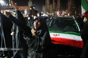 مراسم عزاداری در سوگ رهبر شهید انقلاب - میدان تجریش