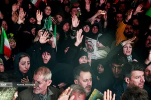 وداع و تشییع پیکر مطهر فرمانده یگان ویژه فاتحین سردار سرتیپ پاسدار شهید محمد علی فتحعلی زاده و&zwnj; همرزمانش