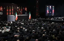 عزاداری شب تاسوعا در جوار محل شهادت رهبر شهید انقلاب