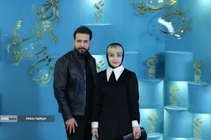 الناز عبادالهی و مهدی اصغری ازغندی در فتوکال فیلم&zwnj; سینمایی &laquo;ماریا&raquo;