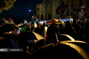 اجتماع مردمی در حمایت از رزمندگان اسلام - میدان شهید طهرانی&zwnj;مقدم
