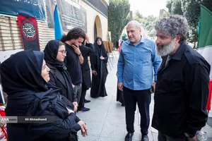 محسن برمهانی معاون سیما در آیین یادبود شهدای رسانه ملی