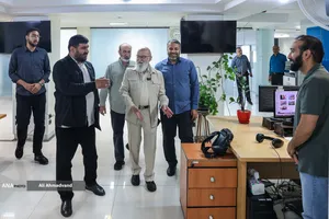 بازدید مهدی چمران رئیس شورای شهر تهران از خبرگزاری آنا
