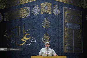 مراسم یادبود &laquo;اکبر عبدی&raquo; در مسجد بلال